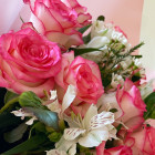 Букет  роз "Розовая полянка"