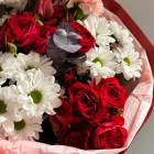 Букет "Шёпот любви" с кустовыми  розами