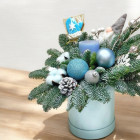 Букет зимний с хлопком "Азия"