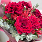 Букет "Огненный цвет" с розой Букет "Огненный цвет" с розой
