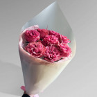 Букет из 9 пионовых роз "Кантри блю"