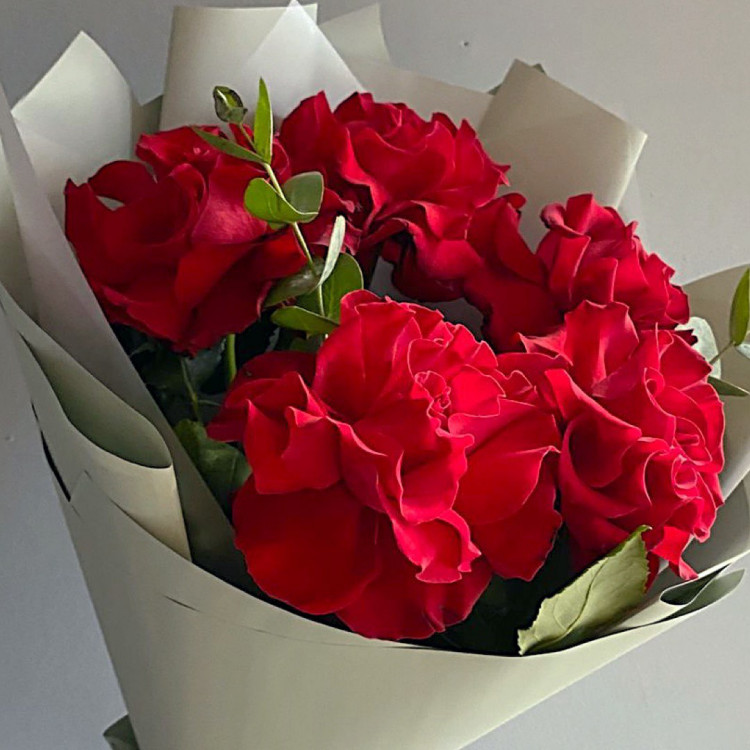 Букет из 5 французских роз Букет из 5 французских роз