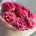 Букет из 9 пионовых роз "Кантри блю"