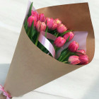 Букет из 19 тюльпанов пионовидных Букет из 19 тюльпанов пионовидных