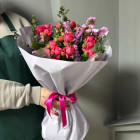 Букет из кустовых роз "Ягодки" 
