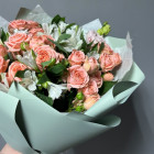 Букет "Эмануль" из кустовых роз и альстромерий