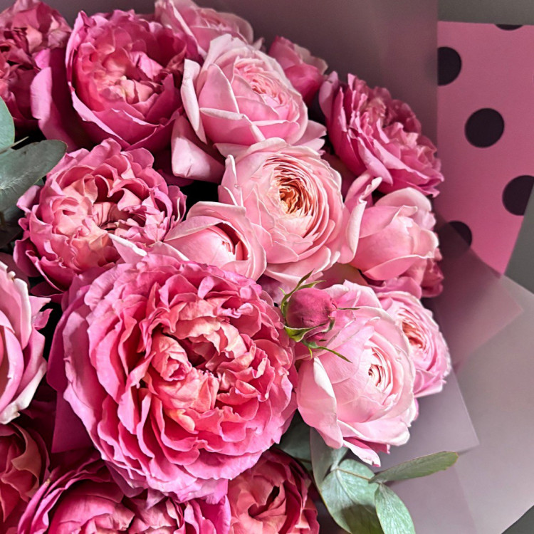 Букет из 7 пионовидных роз Букет из 7 пионовидных роз