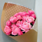 Букет из кустовой розы "Солнечный" Букет из кустовой розы "Солнечный"