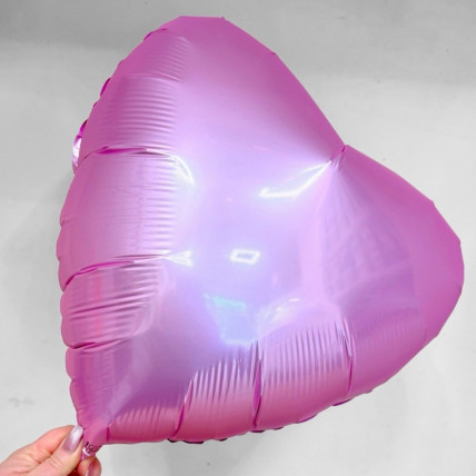 Шар "Розовое сердечко 18"