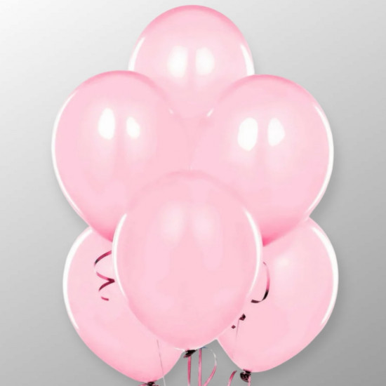 Сет из 7 розовых шаров