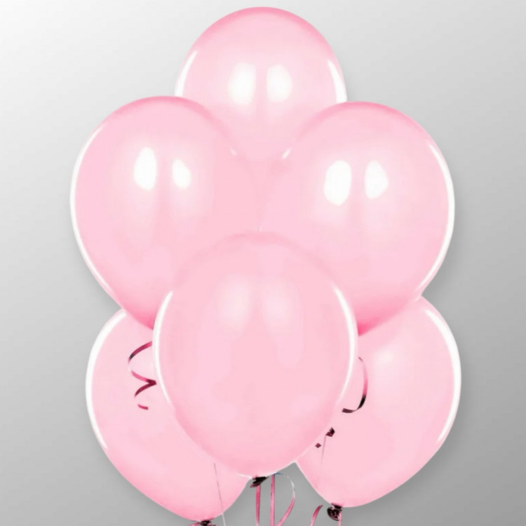 Сет из 7 розовых шаров