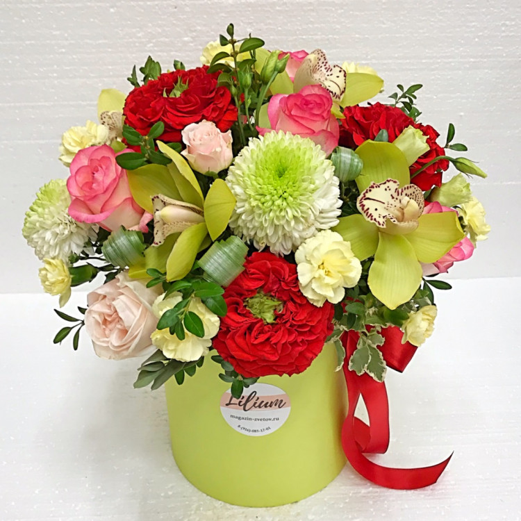 Коробка цветов "Цветущий сад"