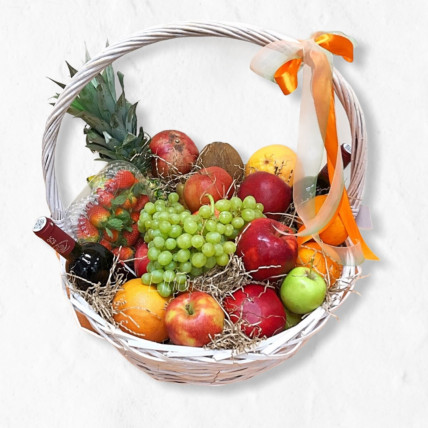 Корзина с фруктами "Фруктовый рай"