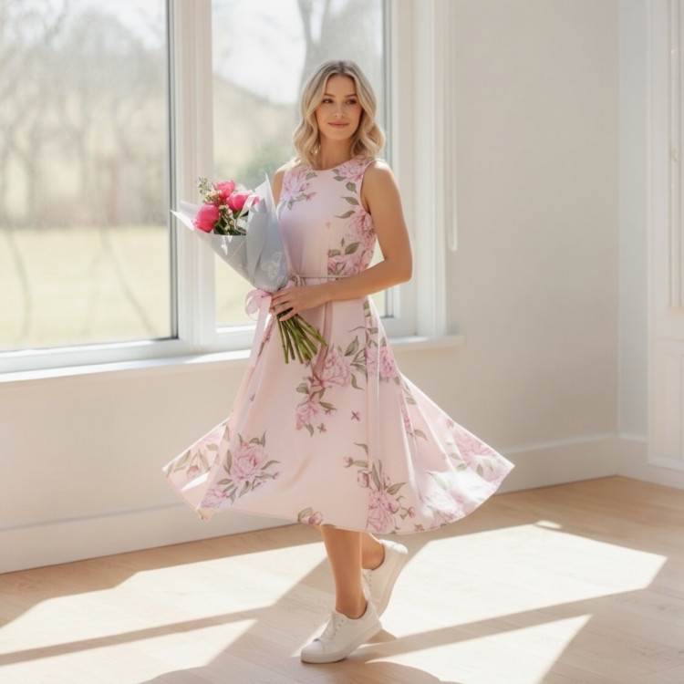 Букет из 3 пионов "Корал"